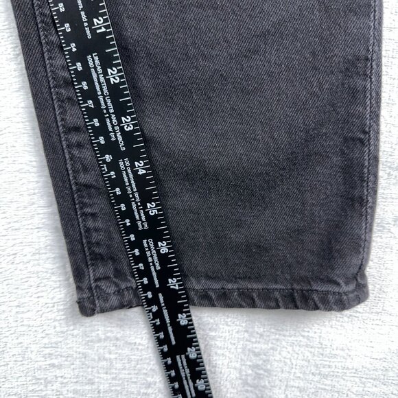 H&M Vintage Mom Jeans Ultra High Waist Ankle Length Women's Black Size 6 - Picture 10 of 12